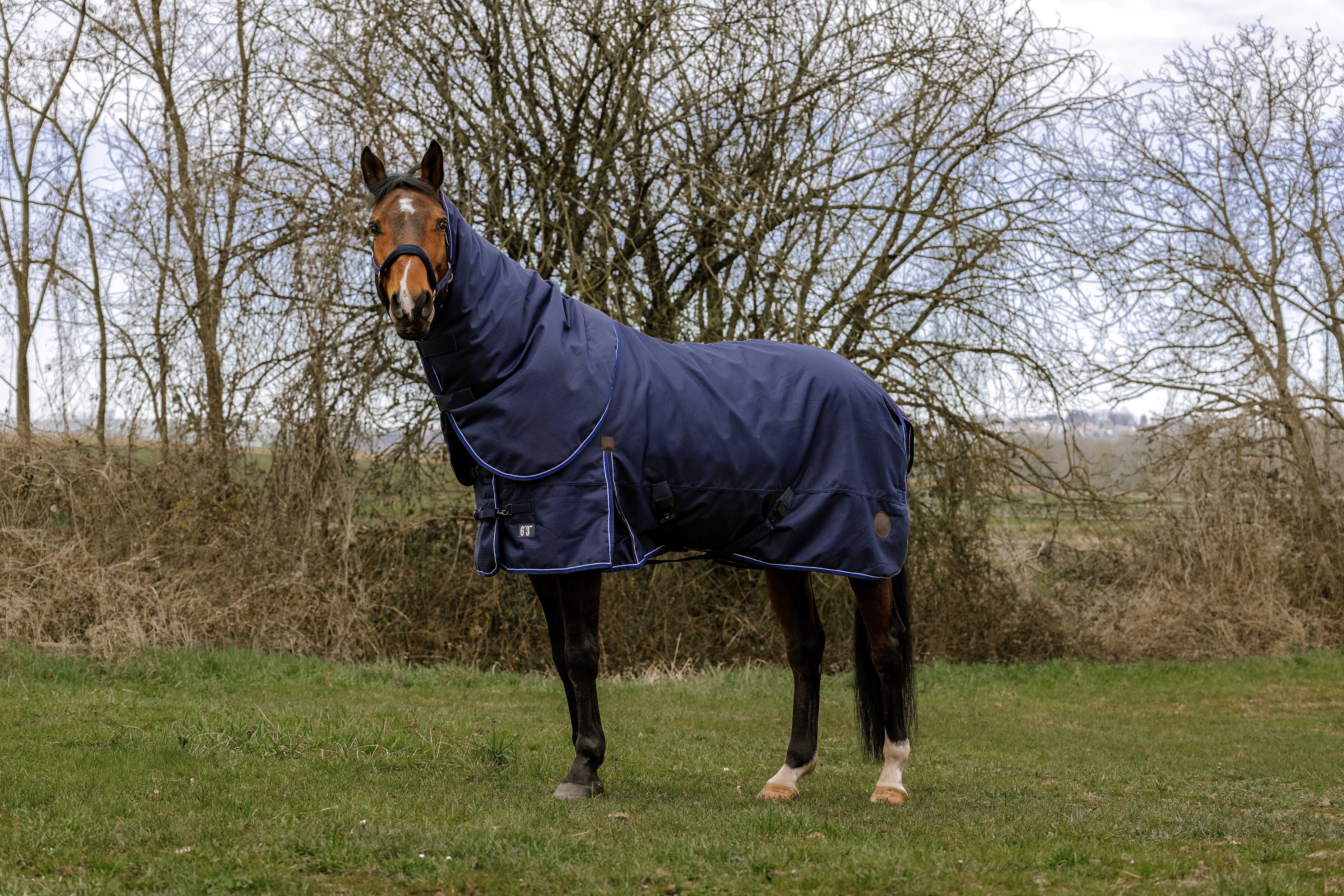 Couverture EQUITHÈME Classic 3 Layers – Technologie 3 couches et couvre-cou inclus