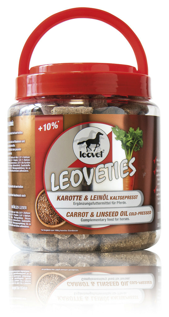 LEOVET Leckerlis mit Karotten und Leinöl, 1 kg