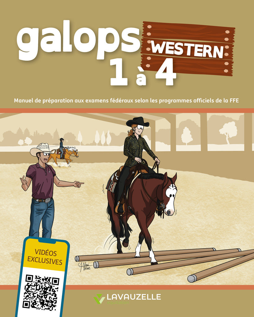 Westerngalopp 1 bis 4 mit Videos - Editions LAVAUZELLE