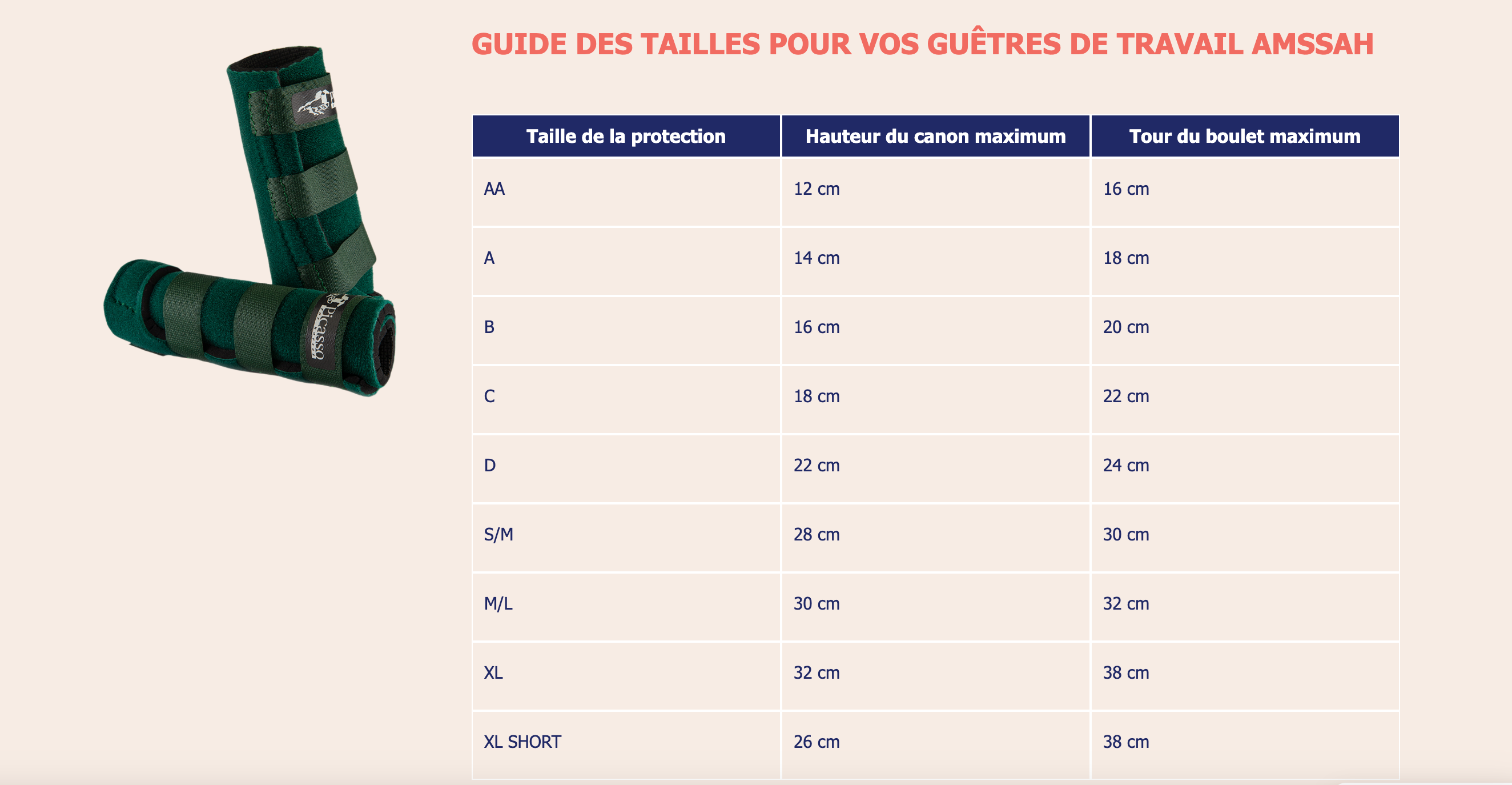 AMSSAH Pony-Arbeitsgamaschen