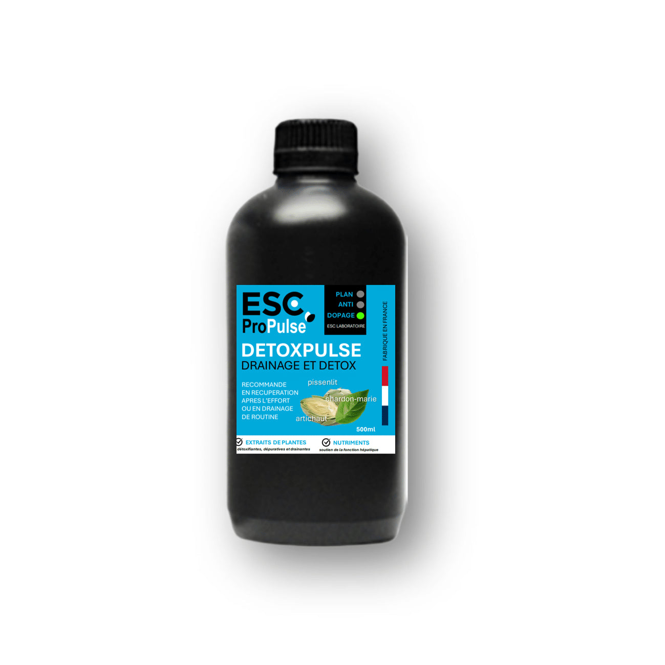 DETOXPULSE 500 ml – Drainage et récupération cheval de sport