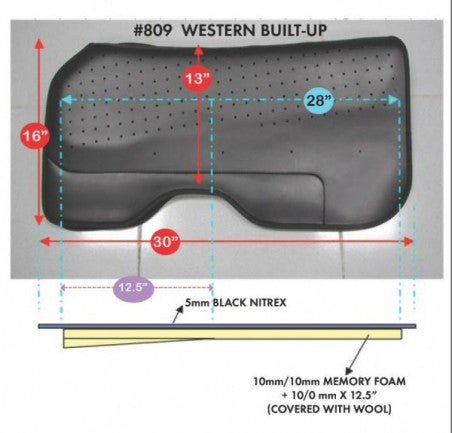 "Aufgebauter" Westernteppich