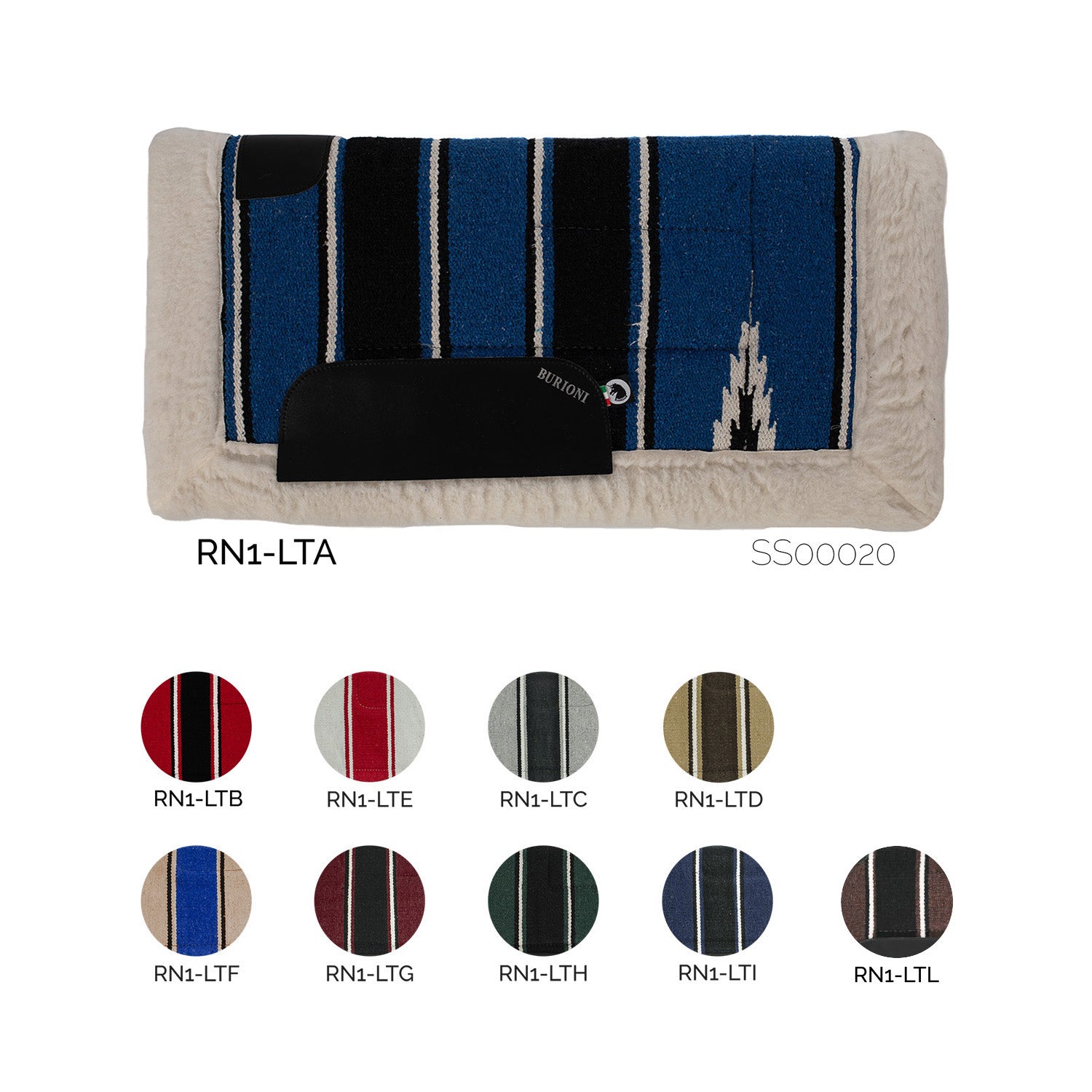 Tapis de selle western Navajo – Doublure mouton synthétique & confort optimal