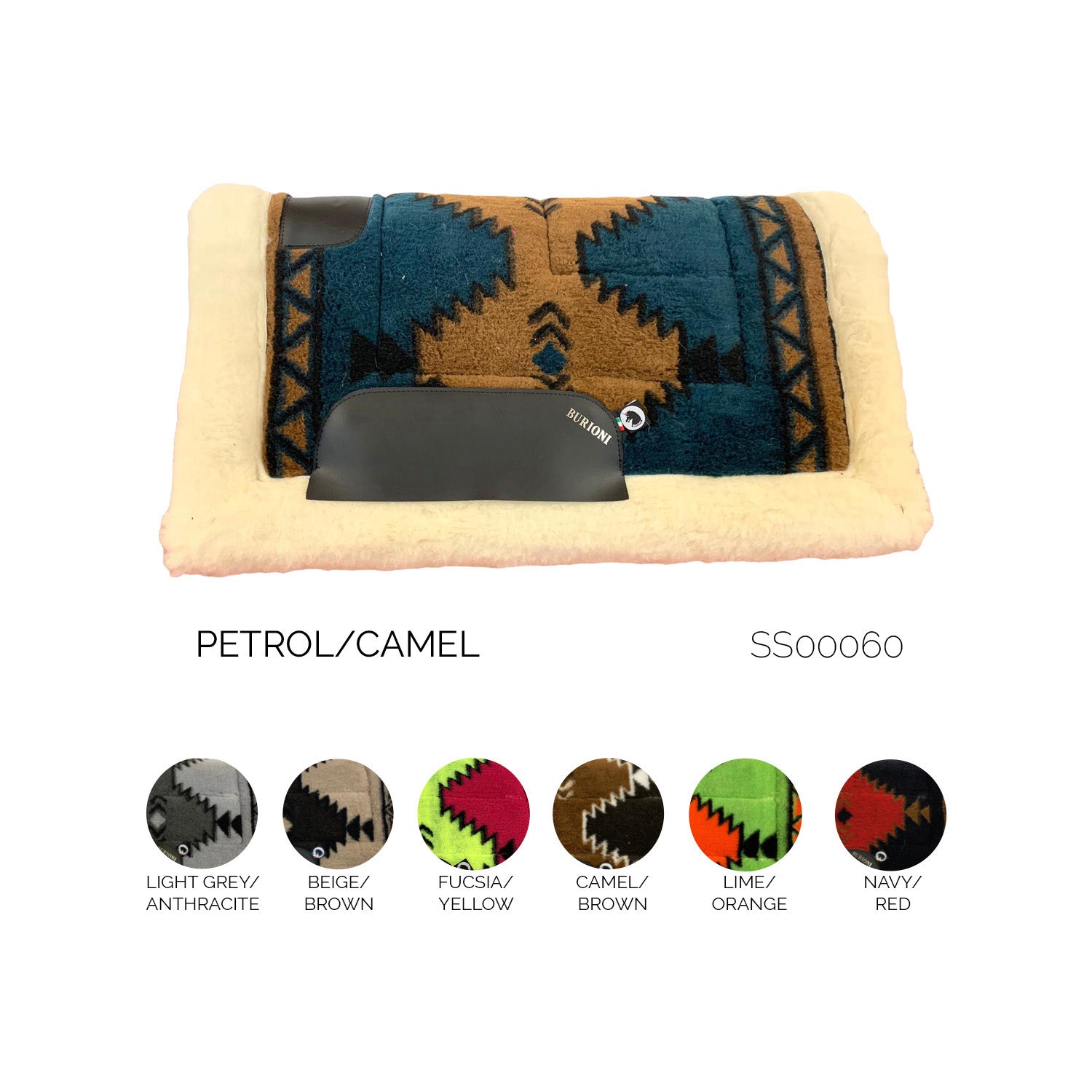 Tapis de selle western classique – Polaire & doublure laine vierge