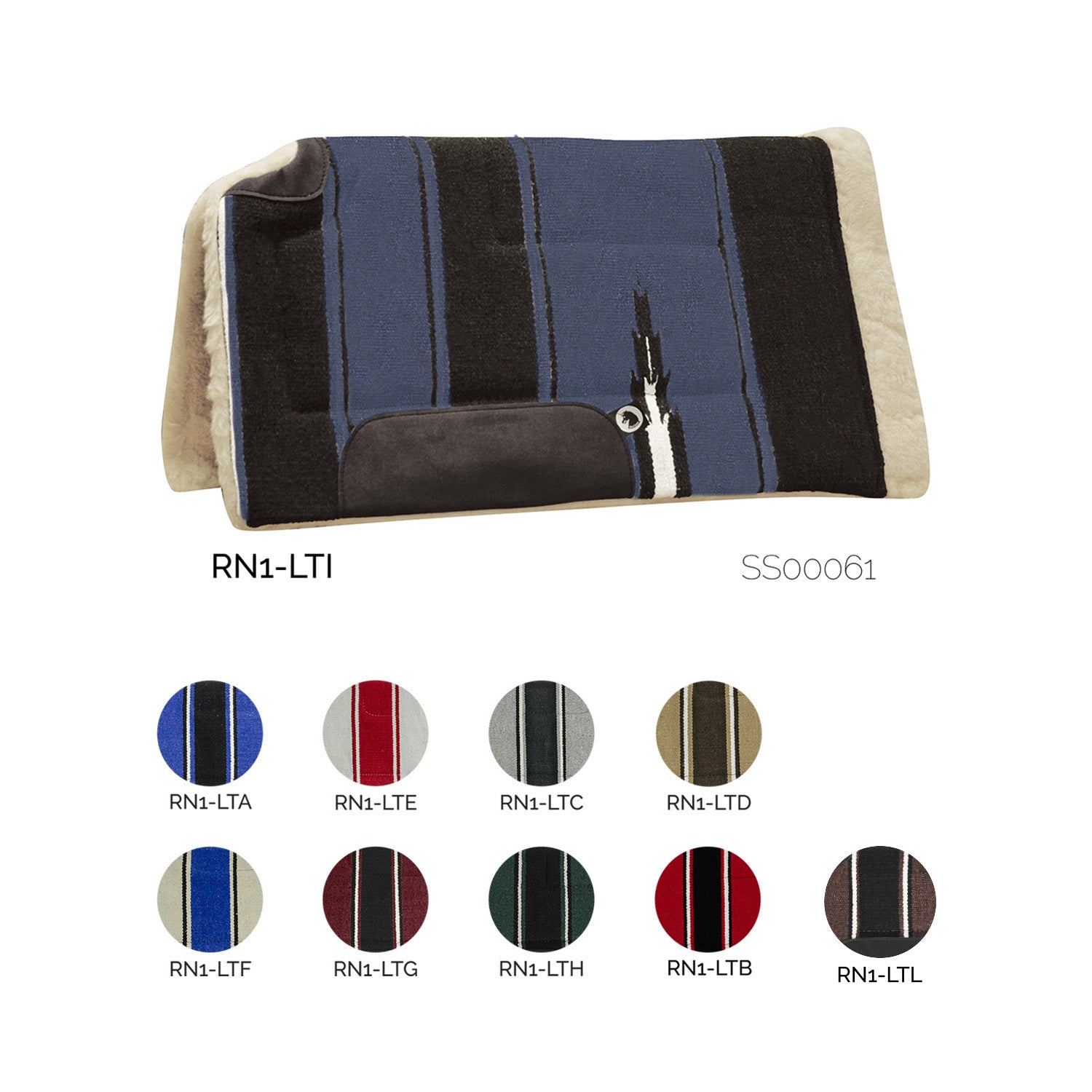 Tapis de selle western Navajo – Garrot dégagé & laine vierge