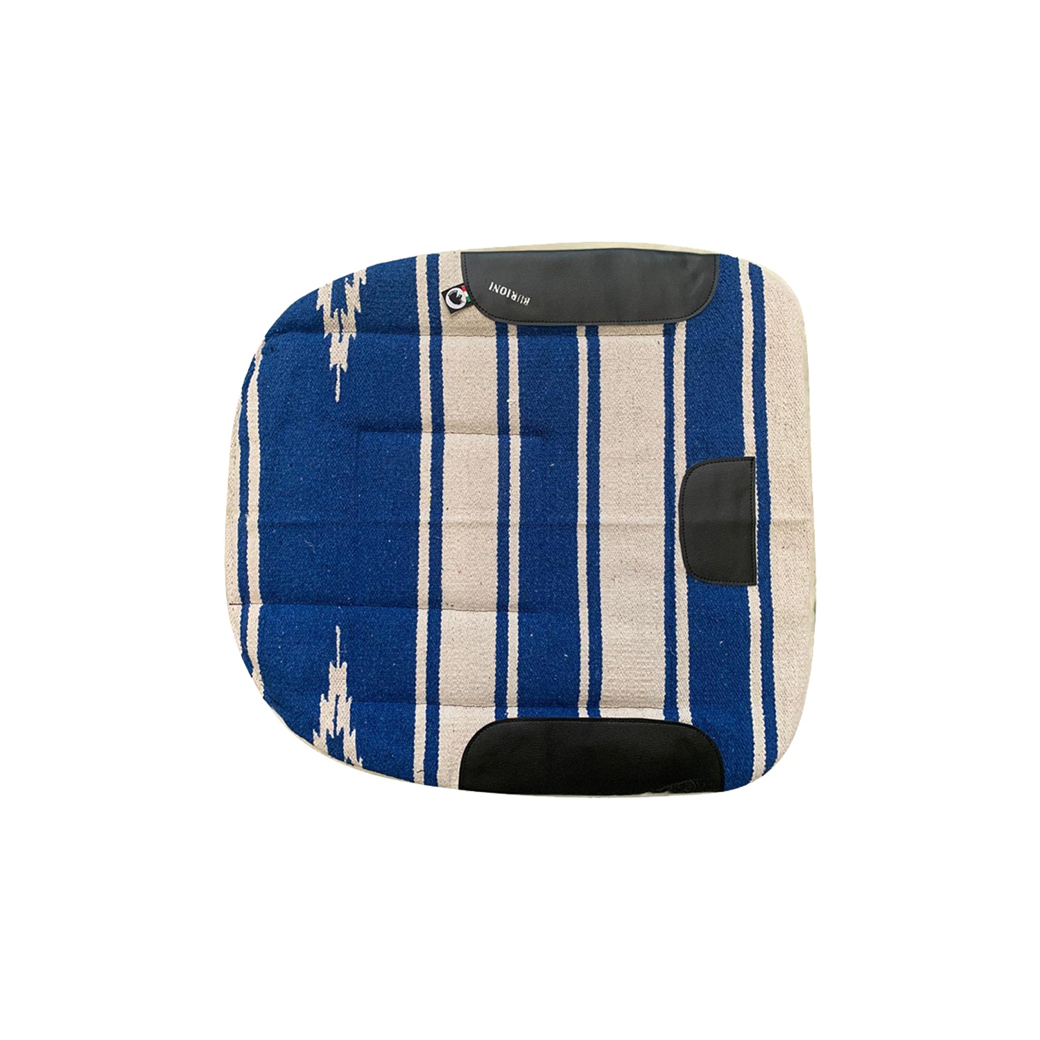 Tapis de selle western Barrel – Tissu Navajo & doublure polaire synthétique