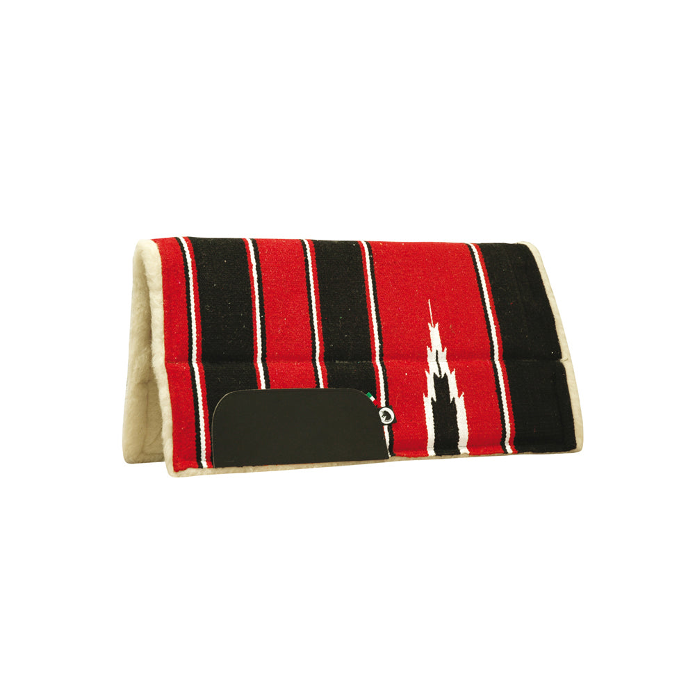 Tapis de selle western poney – Tissu Navajo & doublure en laine