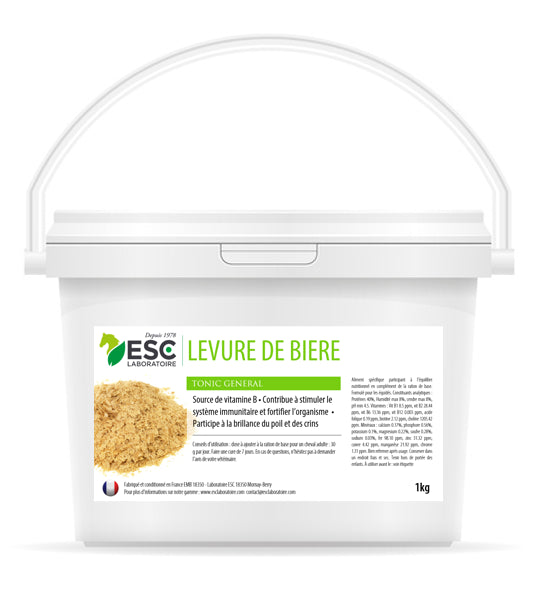 LEVURE DE BIERE – Flore intestinale cheval - Complément source de vitamine B