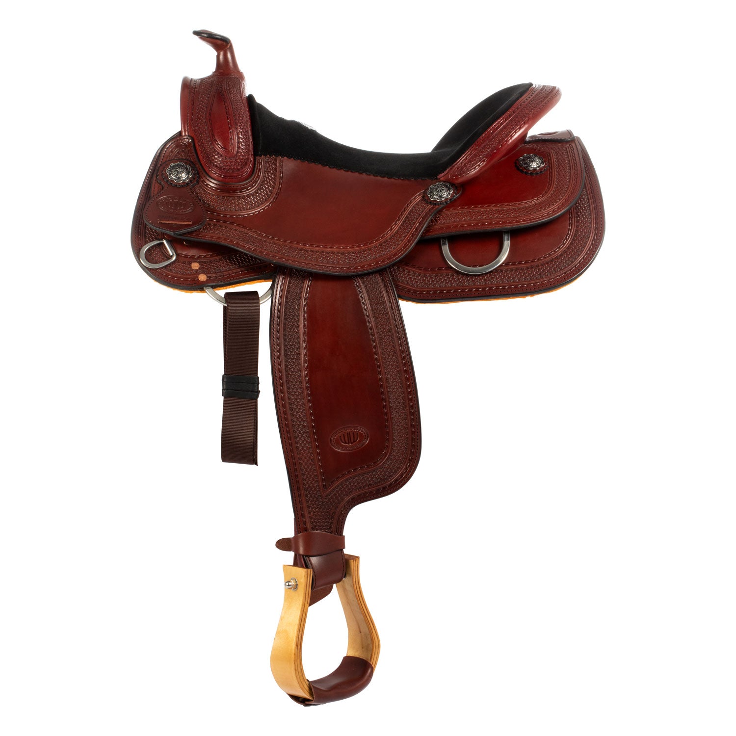 Westwood Basic Pro Reiner Westernsattel Nr. 64 – Burgunderrotes Leder