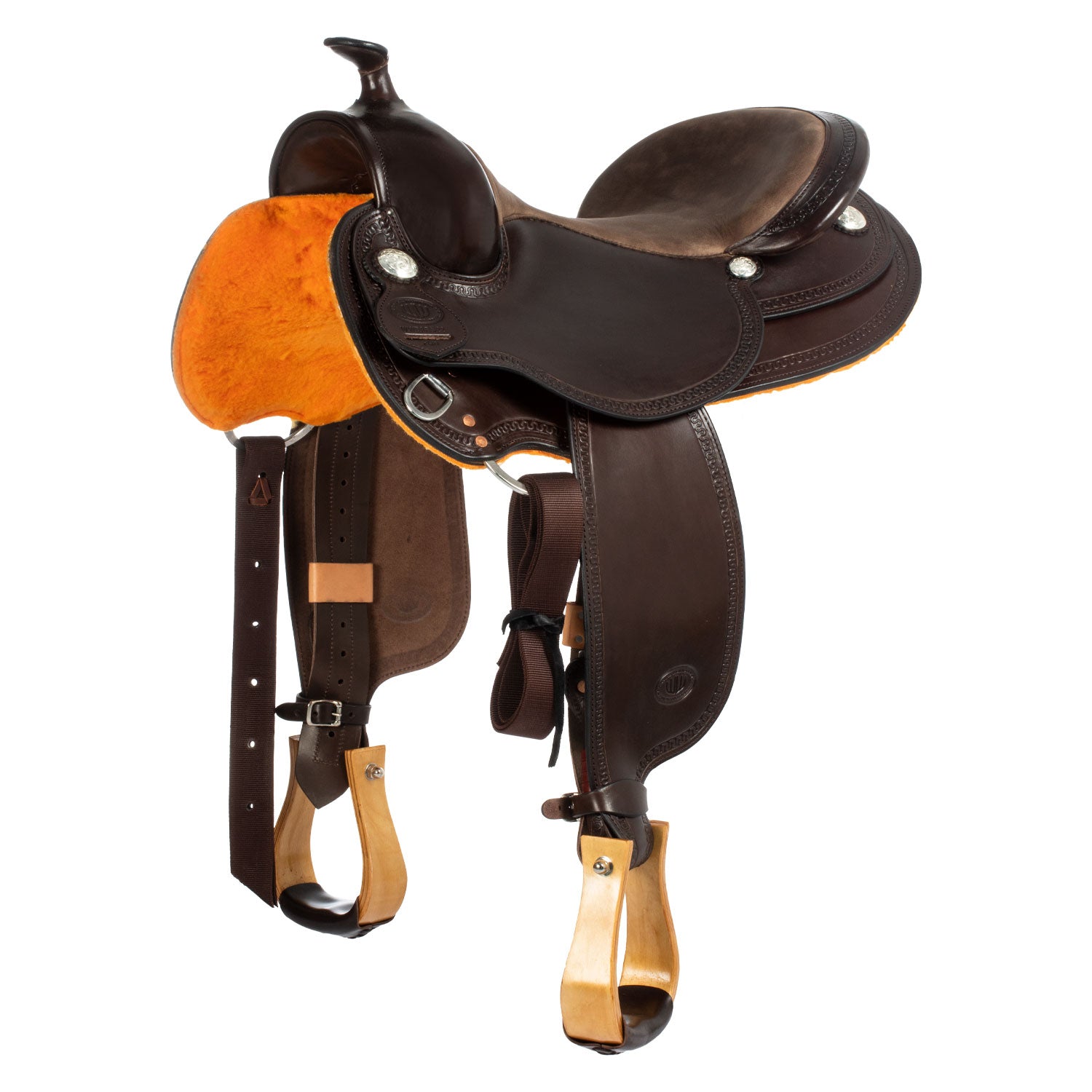 Westwood Basic All Round Border Westernsattel Nr. 22 – Dunkelbraunes Leder