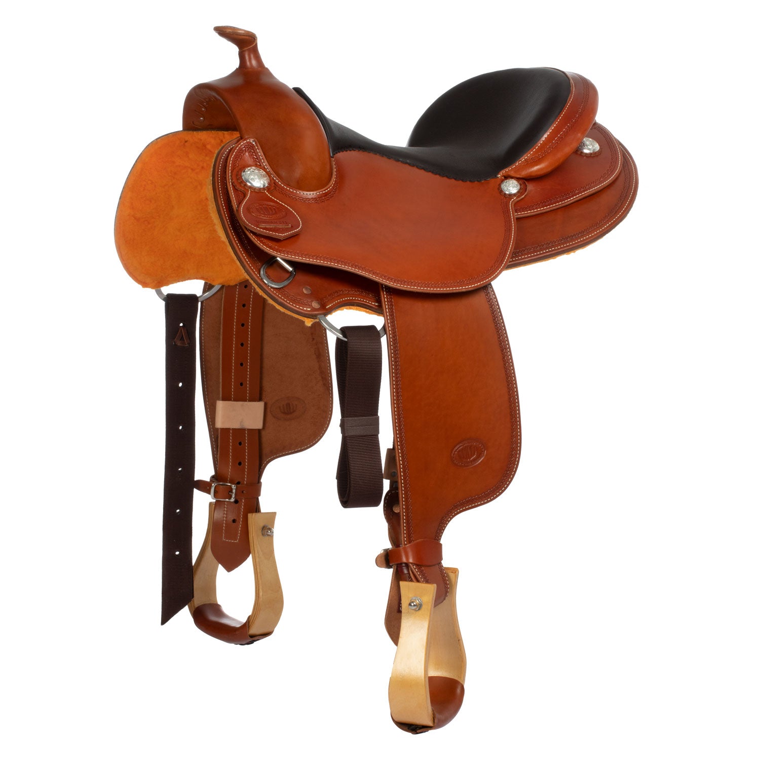 Westwood Basic All Round Border Westernsattel Nr. 13 – Cognacfarbenes Leder