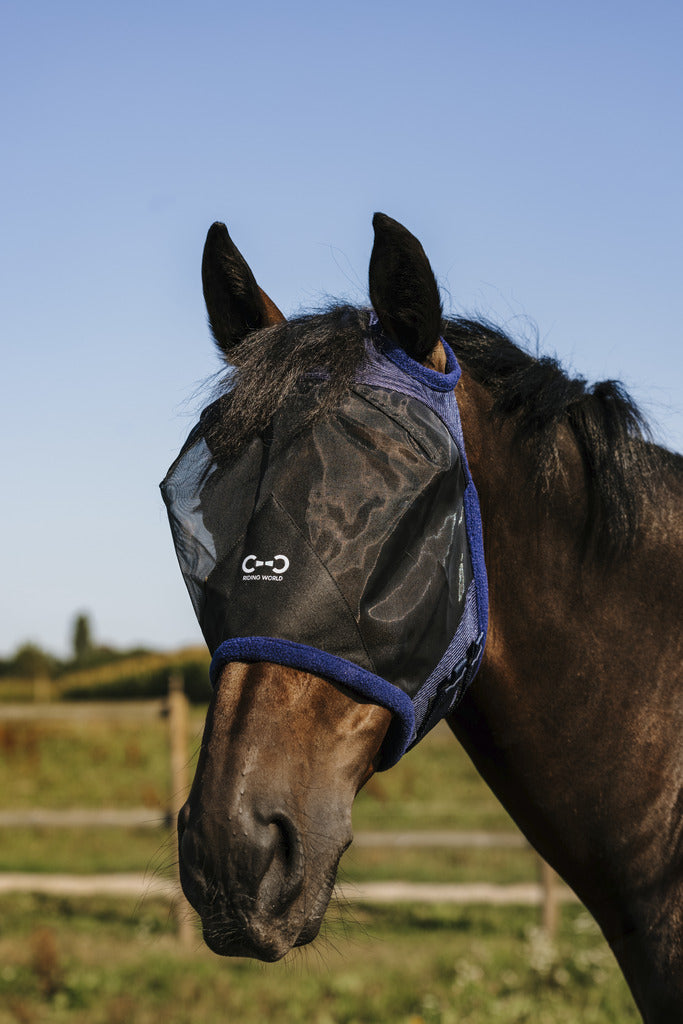 Erste Fliegenmaske ohne Ohren
