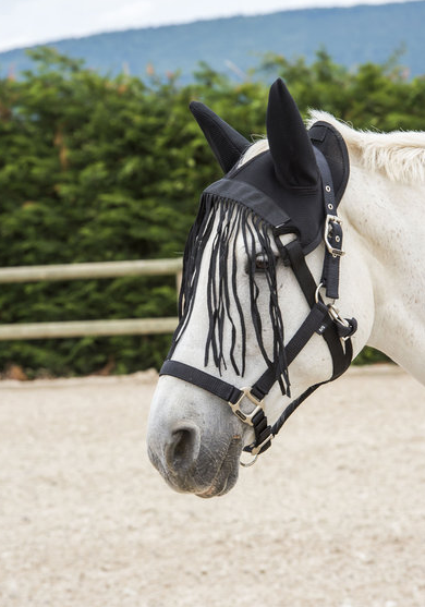 Bonnet Mesh Riding World avec chasse-mouches Eco