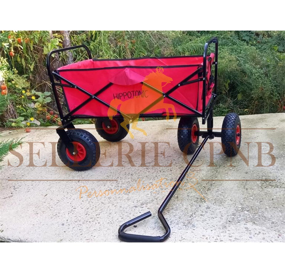 Chariot d'écurie 4 roues Hippotonic