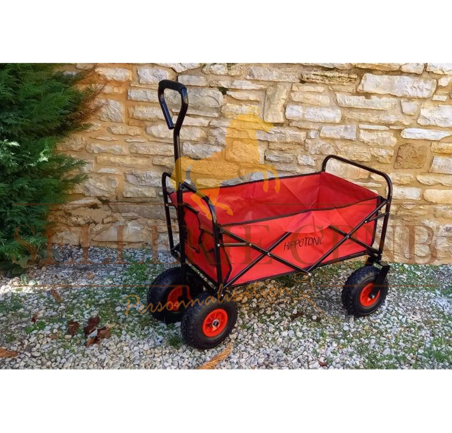 Chariot d'écurie 4 roues Hippotonic