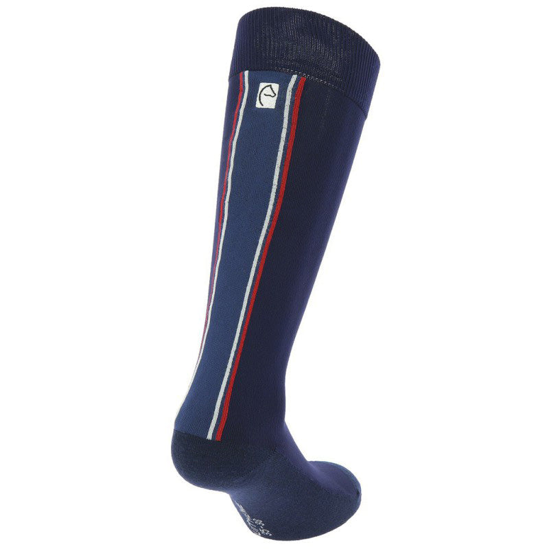 Chaussettes Equitheme Classic Bleu Blanc Rouge