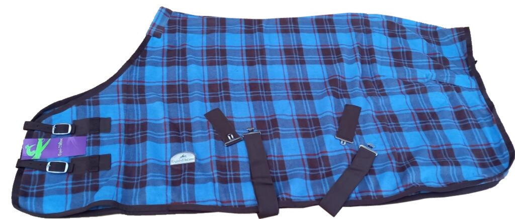 Chemise polaire Equitheme Carreaux petite taille