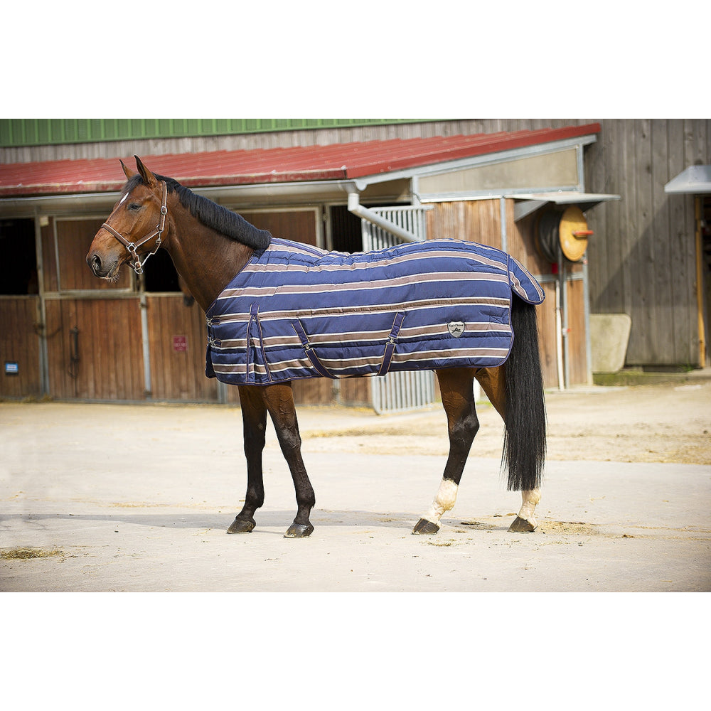 Couverture d'écurie Equitheme Colorado rayures 400g