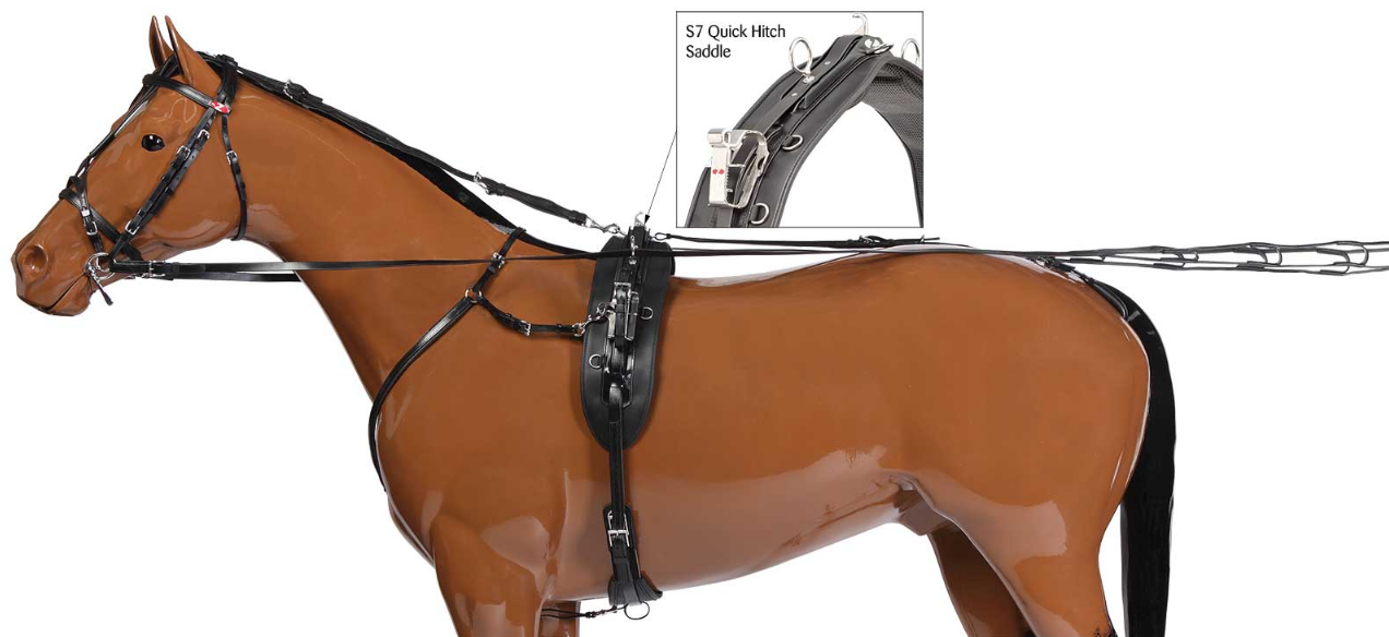 Harnais complet Trotteur Quick Hitch H307 Zilco