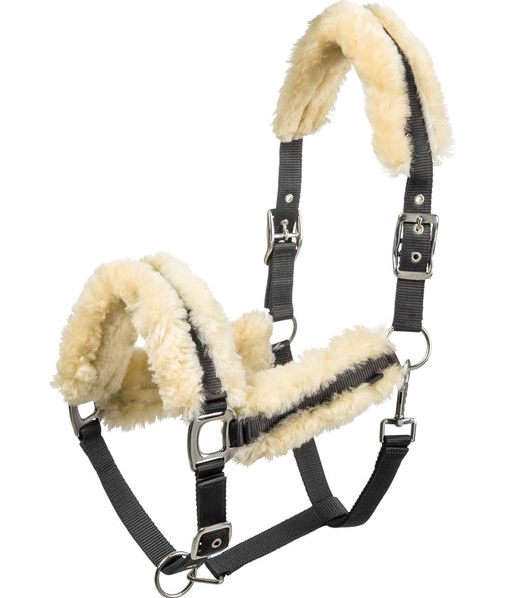 Equitheme Synthetic Sheepskin Halter