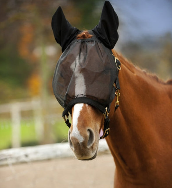 Fliegenmaske aus PVC-Netz