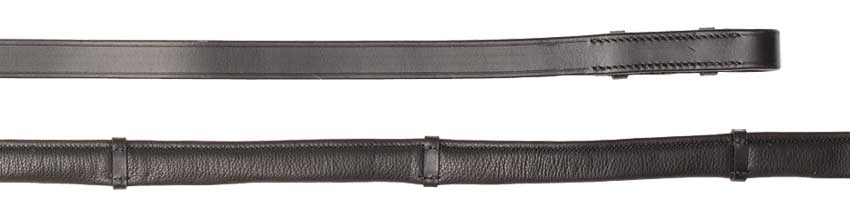 Extra weich gepolsterte Lederzügel