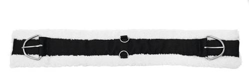 Westerngurt aus synthetischem Schaffell