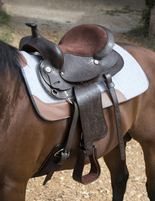 WESTRIDE Topeka Westernsattel für Pony, Esel und Pferd