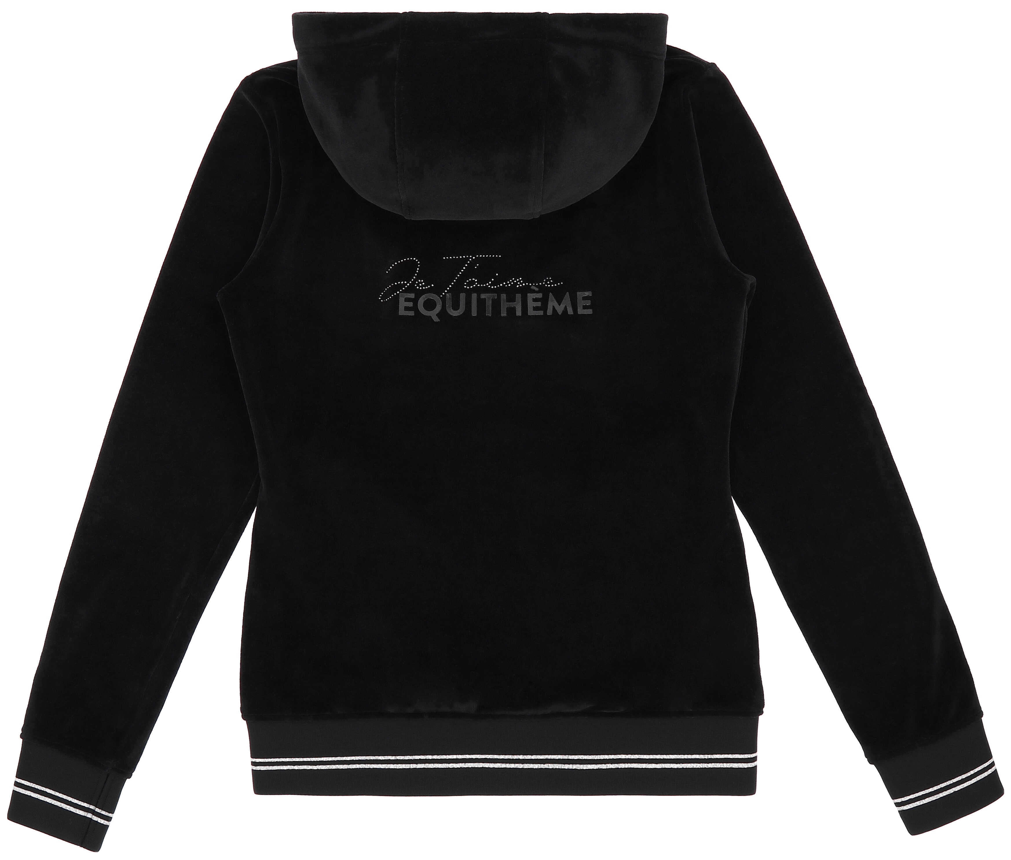 Gilet velours Je t’aime EQUITHÈME – Coline Enfant