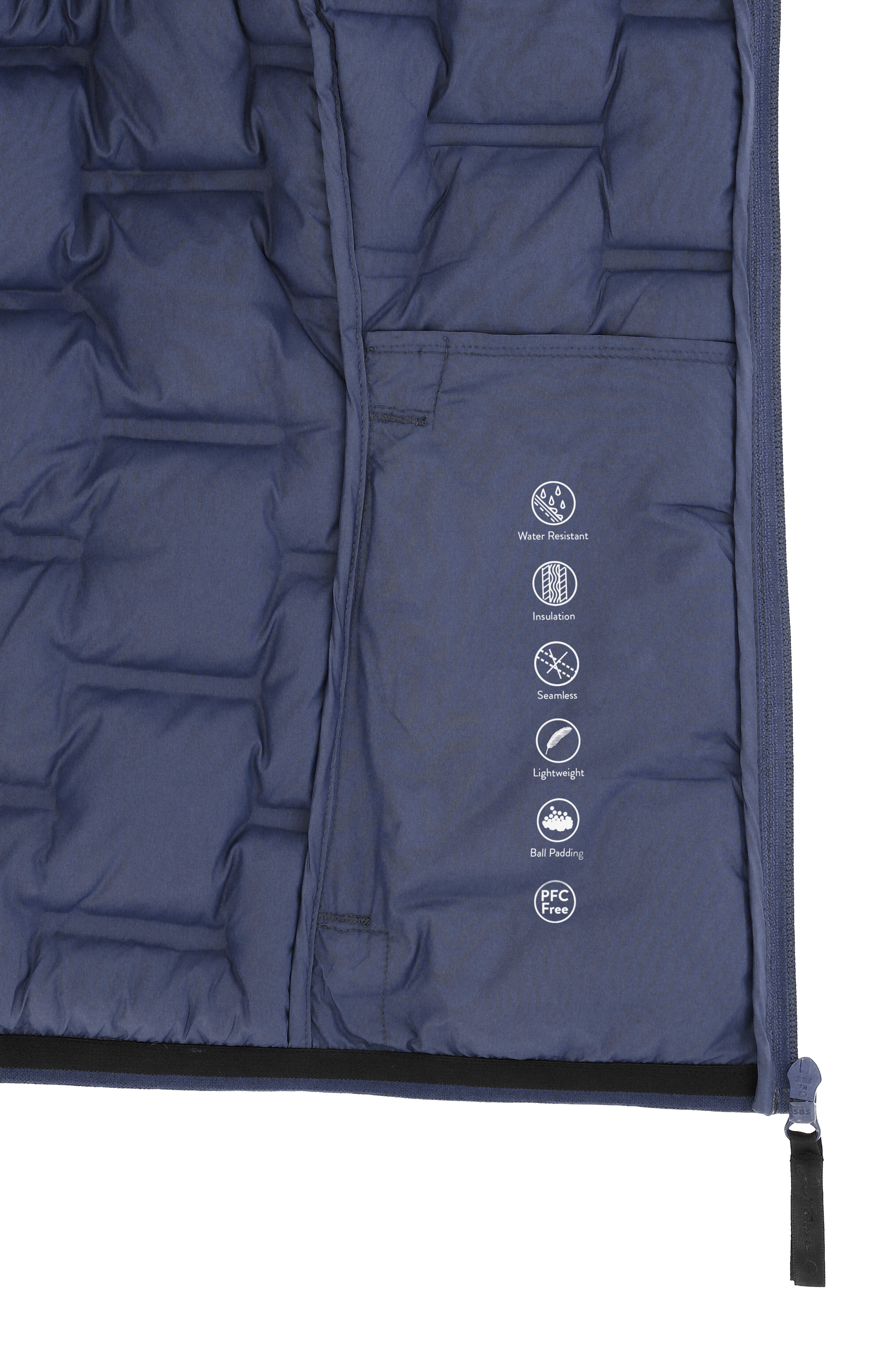 Gilet matelassé sans coutures Je t’aime EQUITHÈME – Aurore