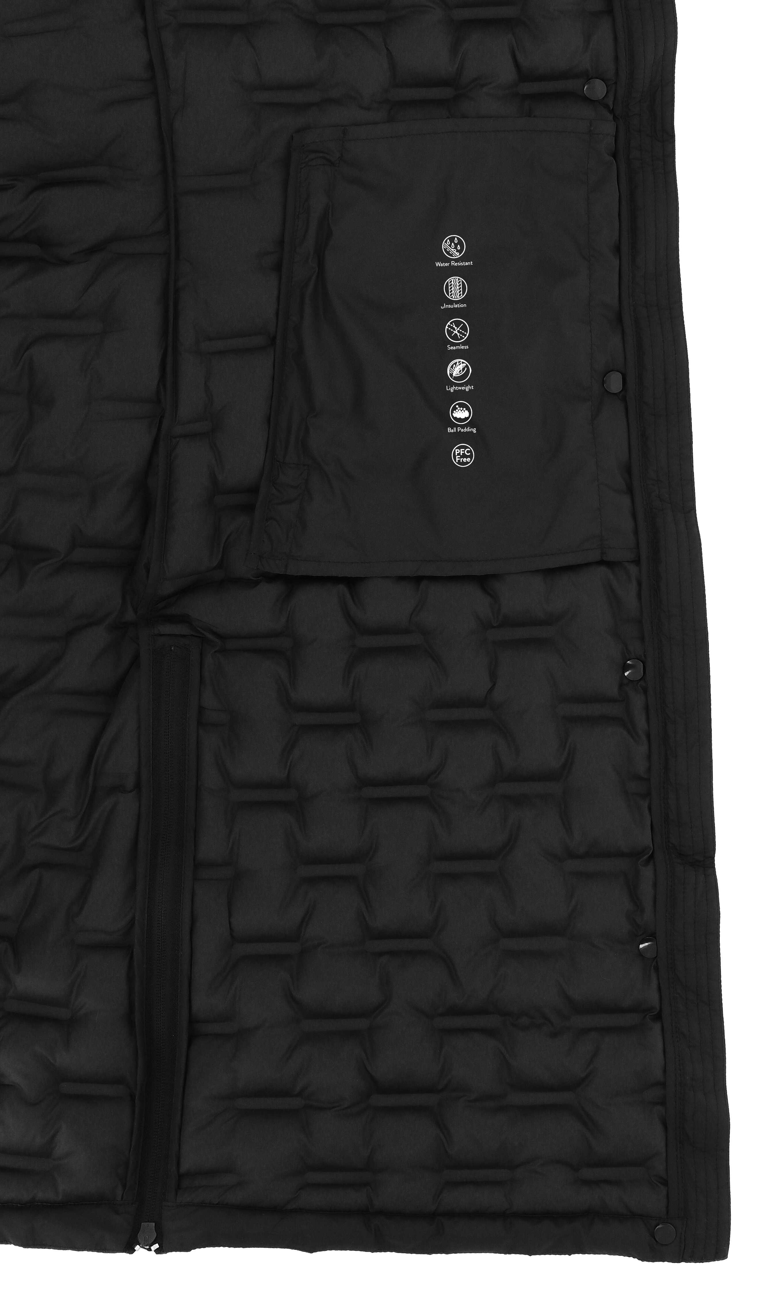 Veste longue matelassée sans couture Je t’aime EQUITHÈME – Navina