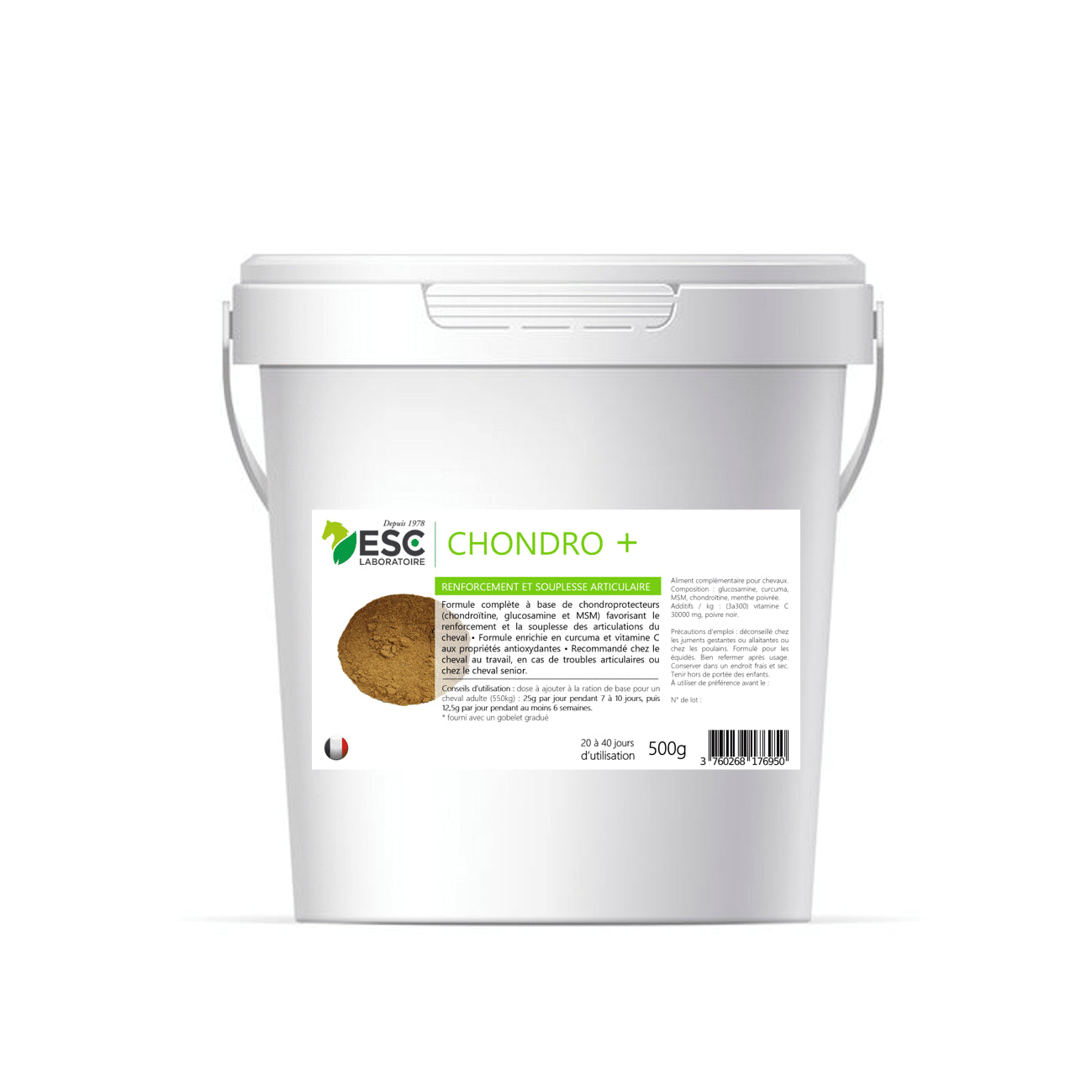 CHONDRO+ – Confort et souplesse articulaire du cheval - 500g