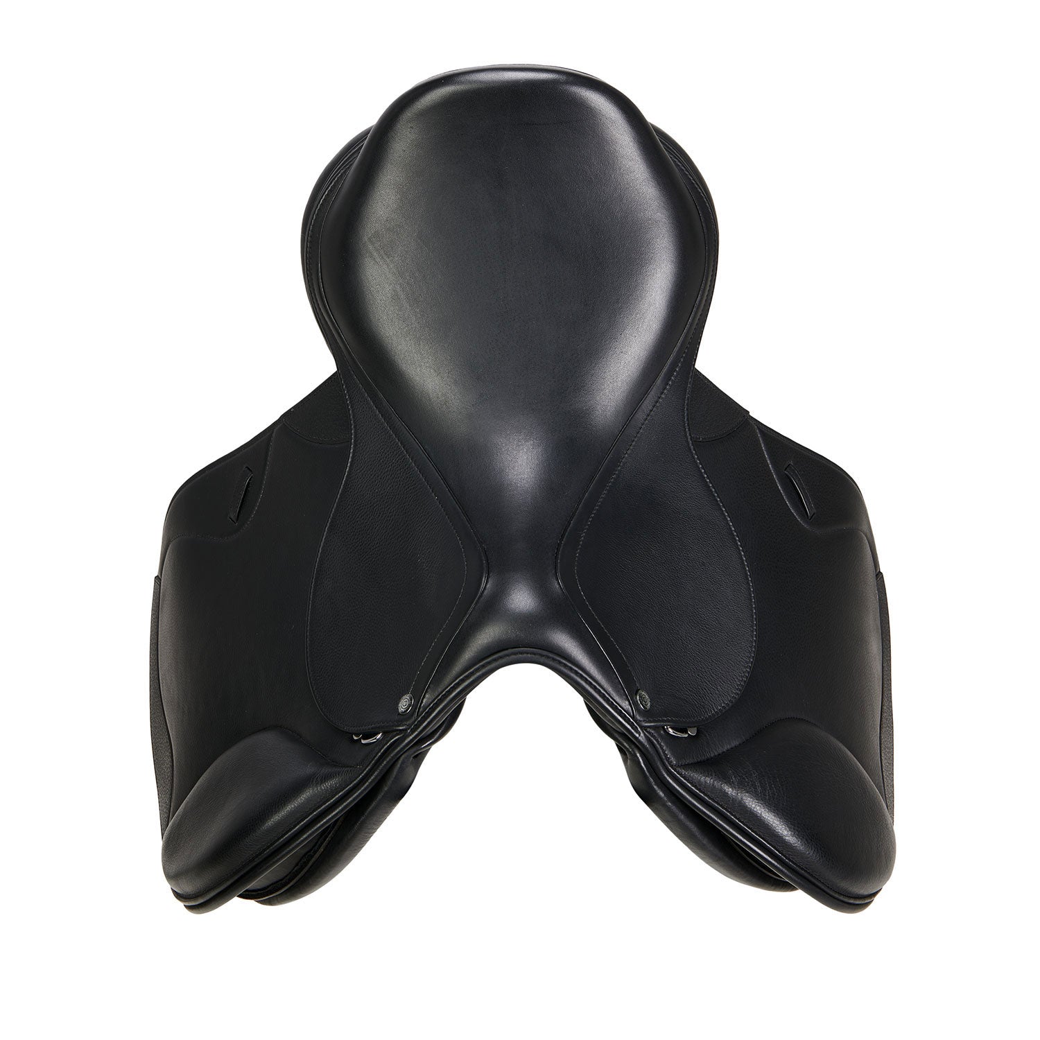 Selle d’obstacle en cuir doublé noir– Modèle Meredith