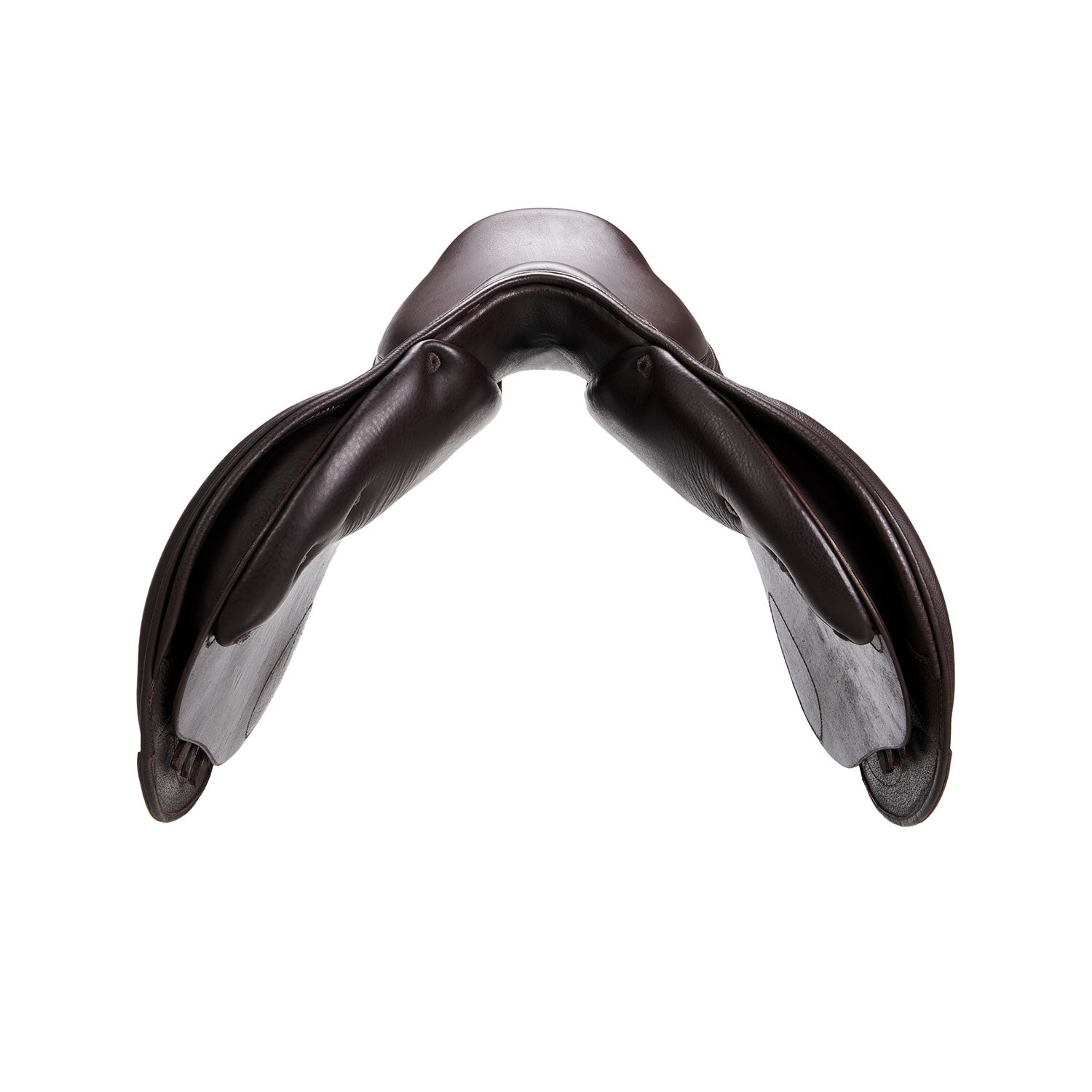 Selle d’obstacle en cuir doublé marron foncé – Modèle Meredith