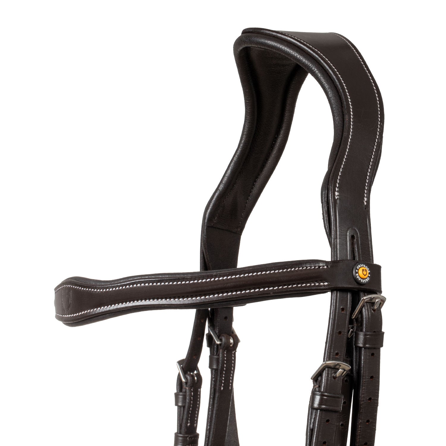 Bridon anatomique en cuir italien Equestro