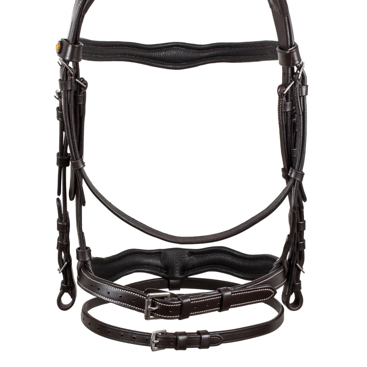 Bridon anatomique en cuir italien Equestro