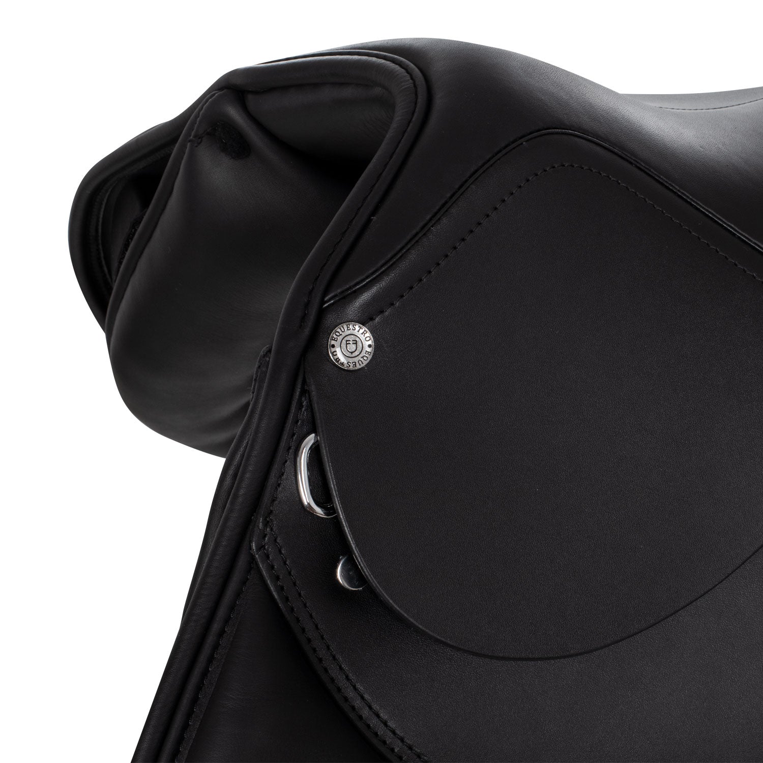 Schwarzer Springsattel aus Leder – Modell Mercury