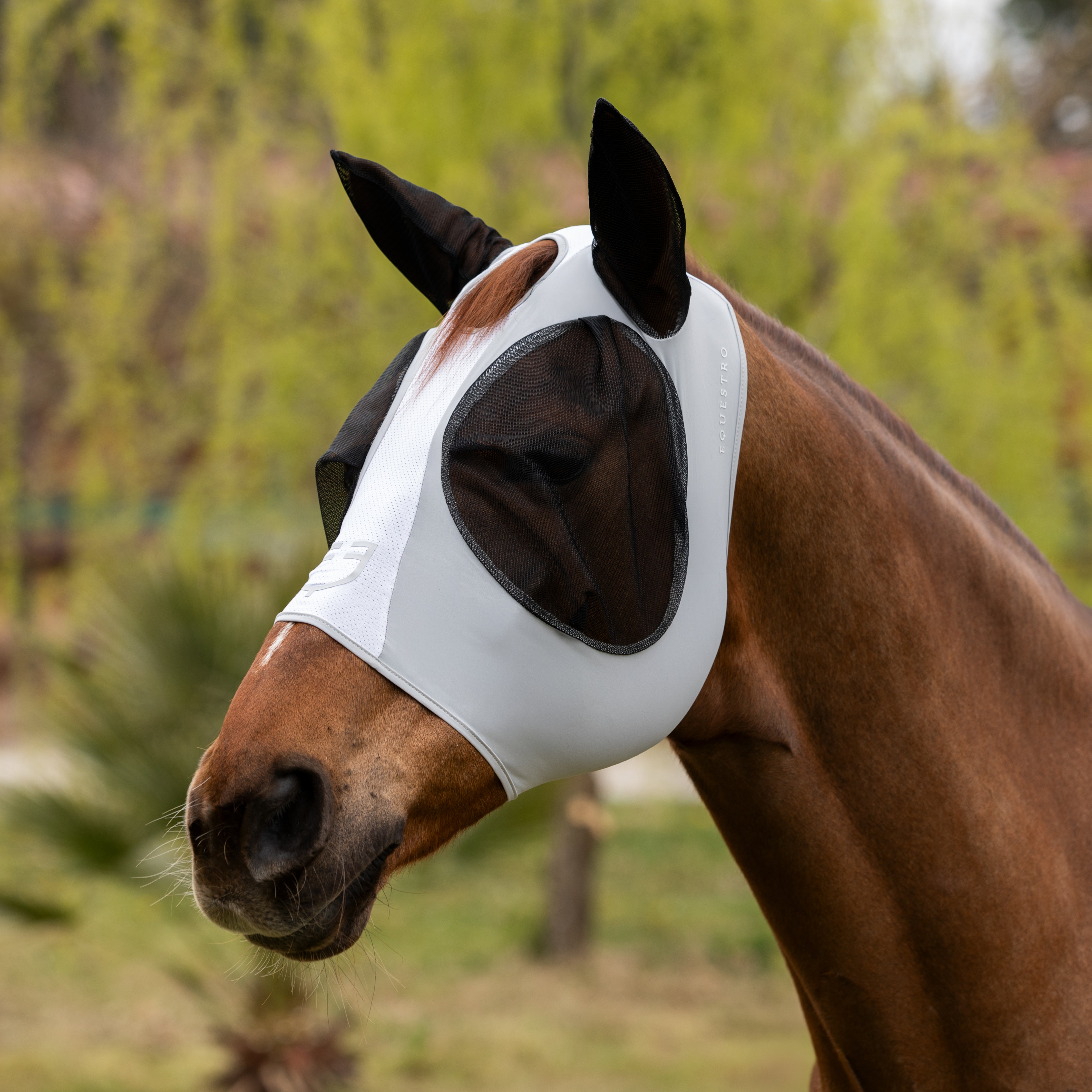 Masque anti-mouches en lycra avec protège-oreilles