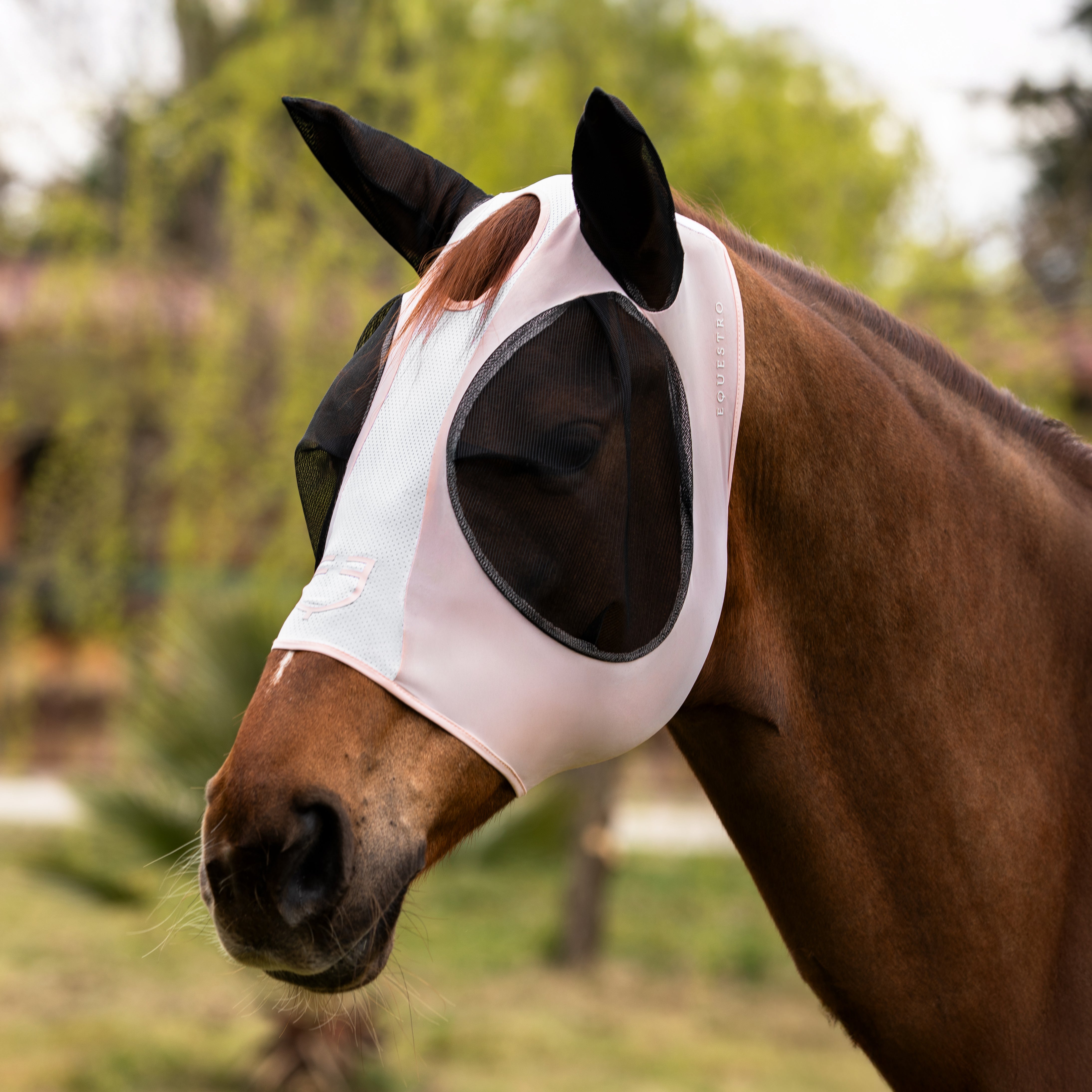 Masque anti-mouches en lycra avec protège-oreilles