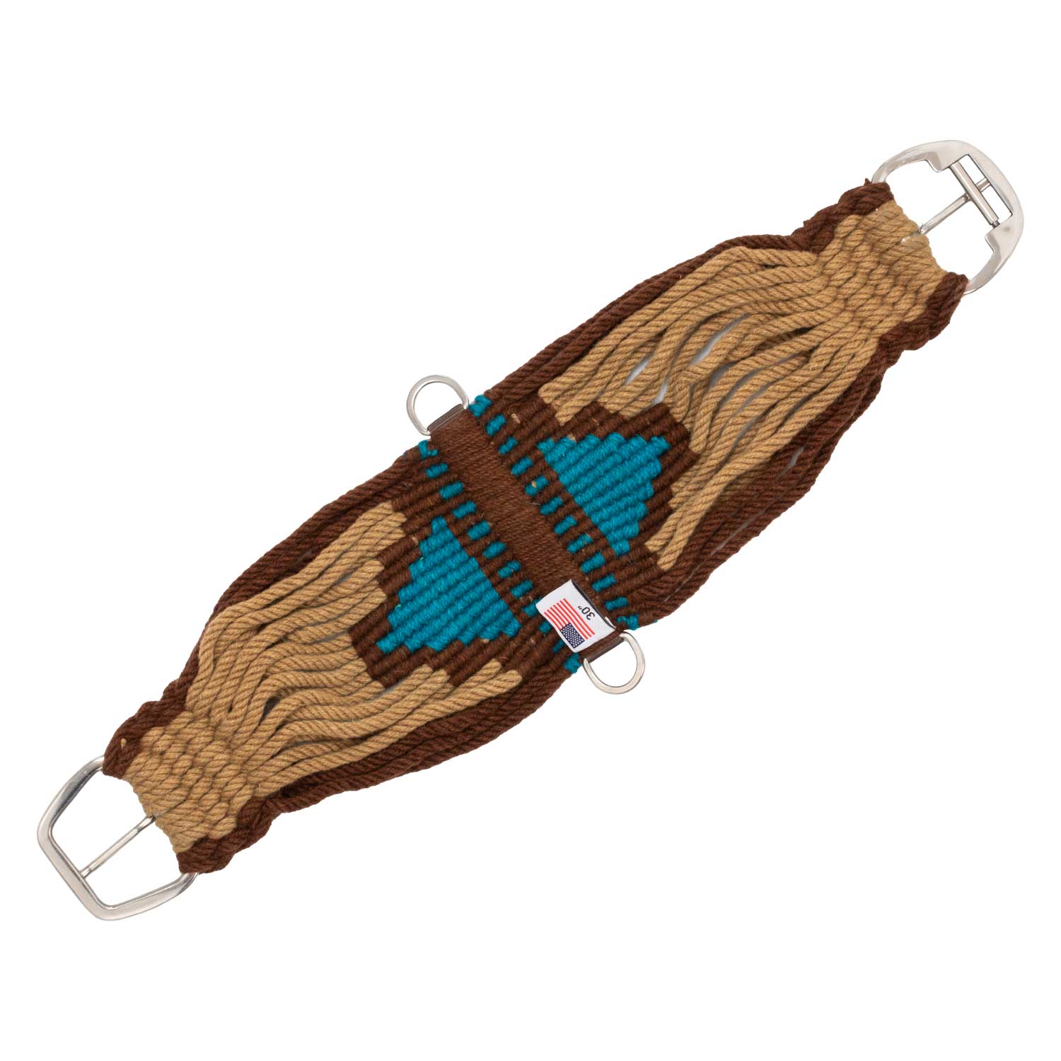 Sangle Western en Mohair – Motif Aztèque
