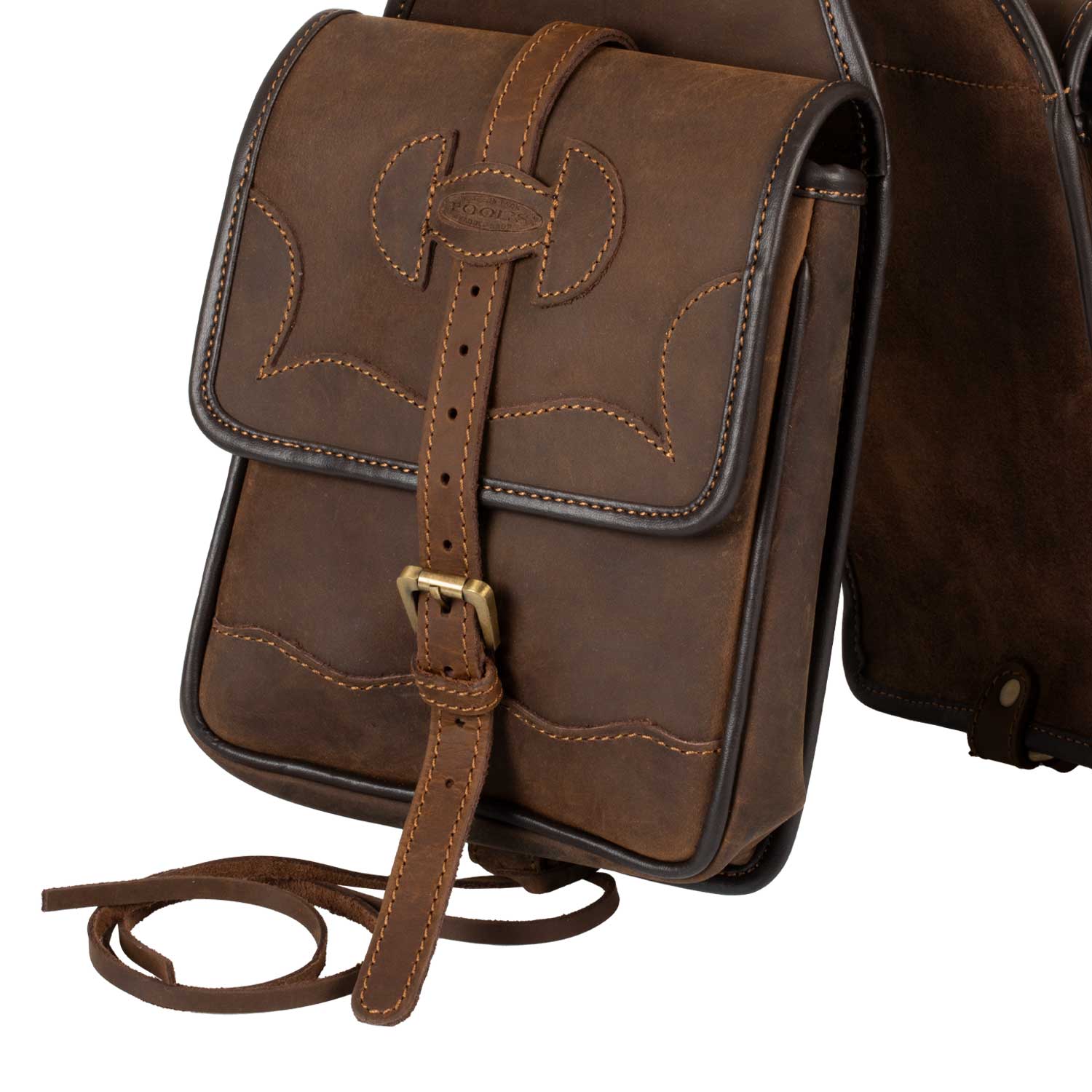 Sacoche de pommeau selle western en cuir