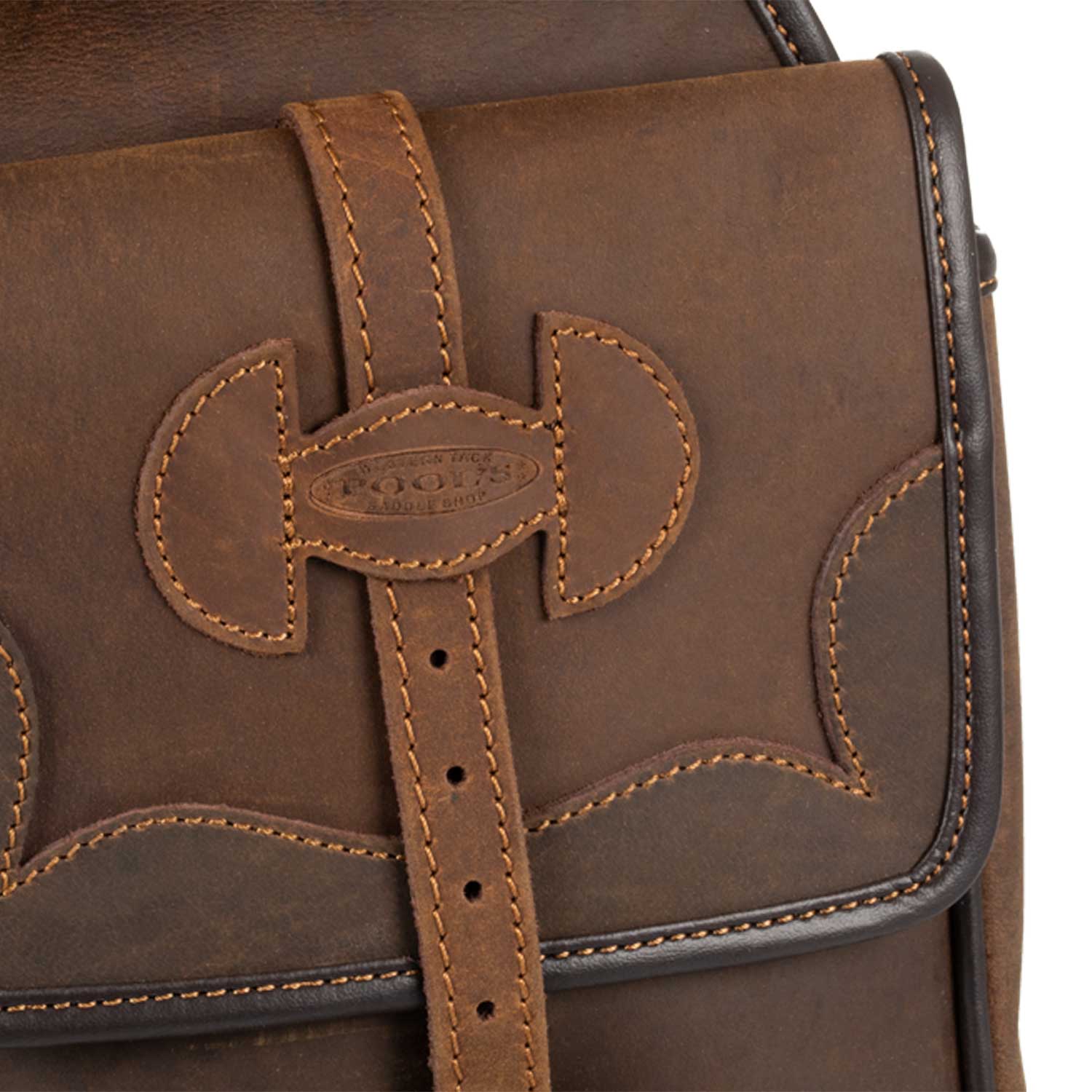 Sacoche de pommeau selle western en cuir