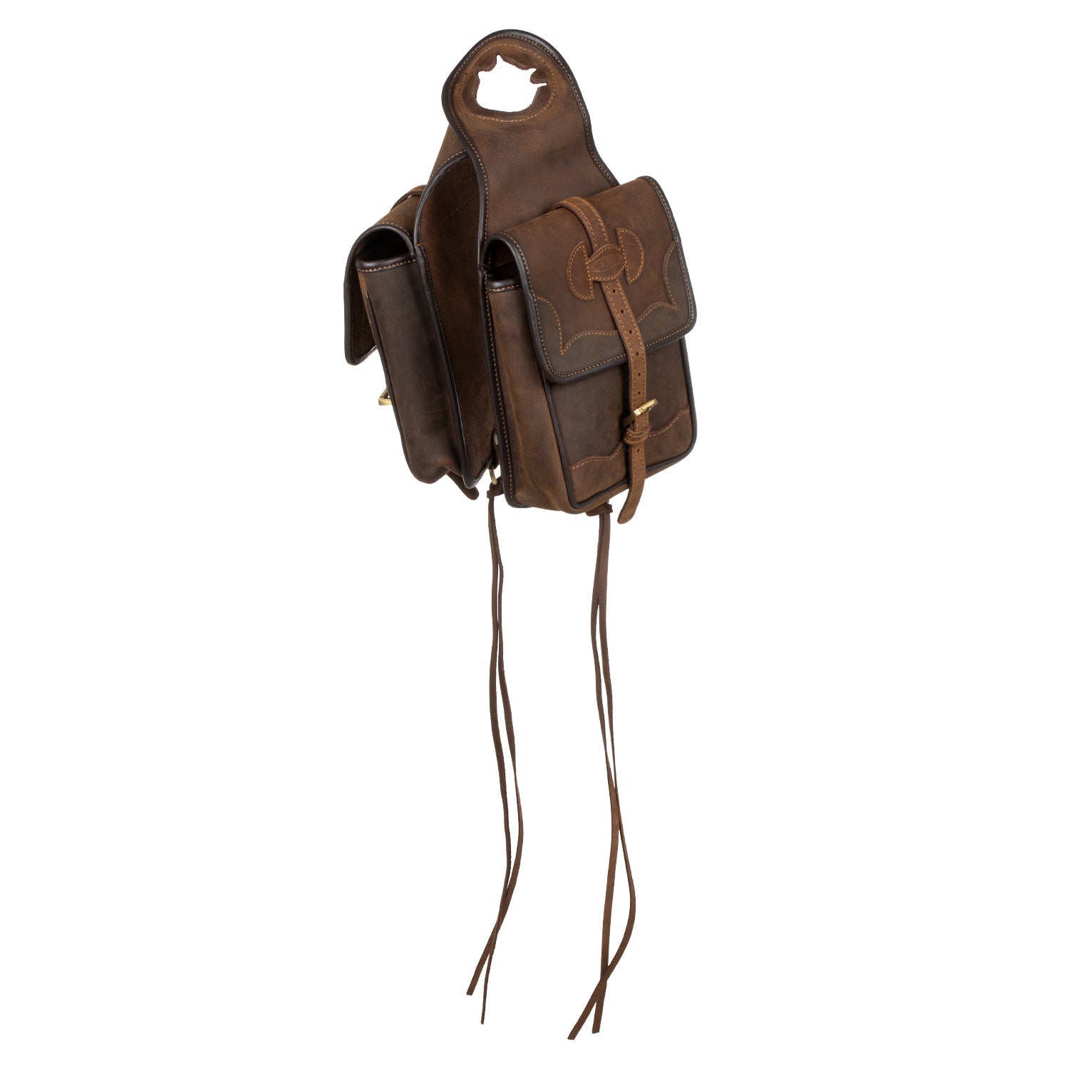 Sacoche de pommeau selle western en cuir