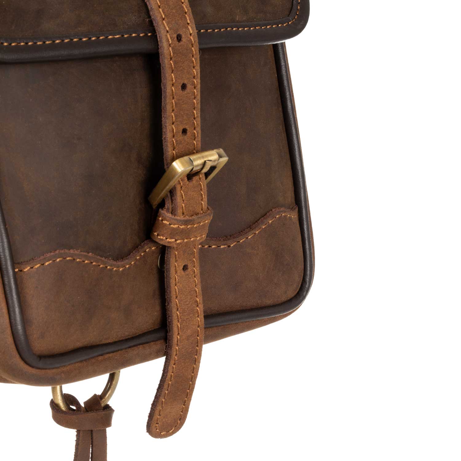 Sacoche de pommeau selle western en cuir