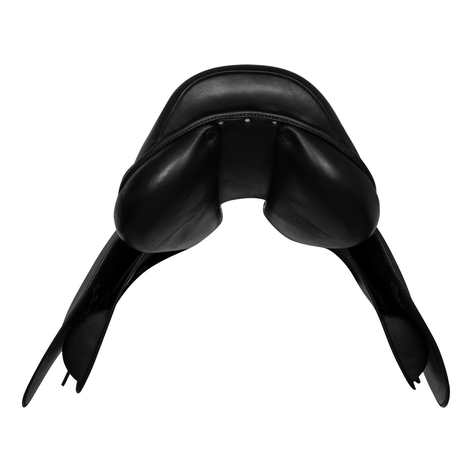 Selle d’obstacle en cuir martelé noir
