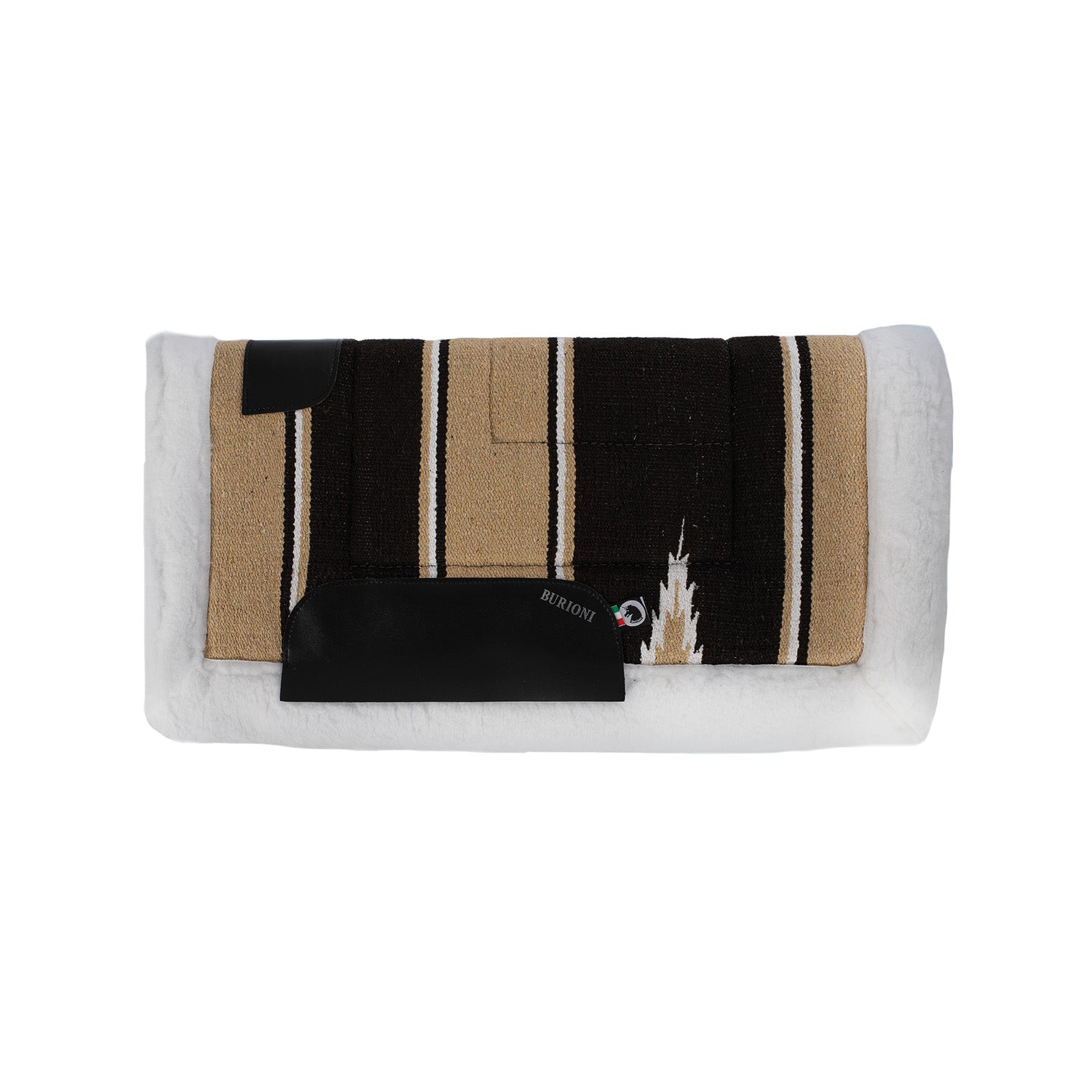 Tapis de selle western Navajo – Doublure mouton synthétique & confort optimal