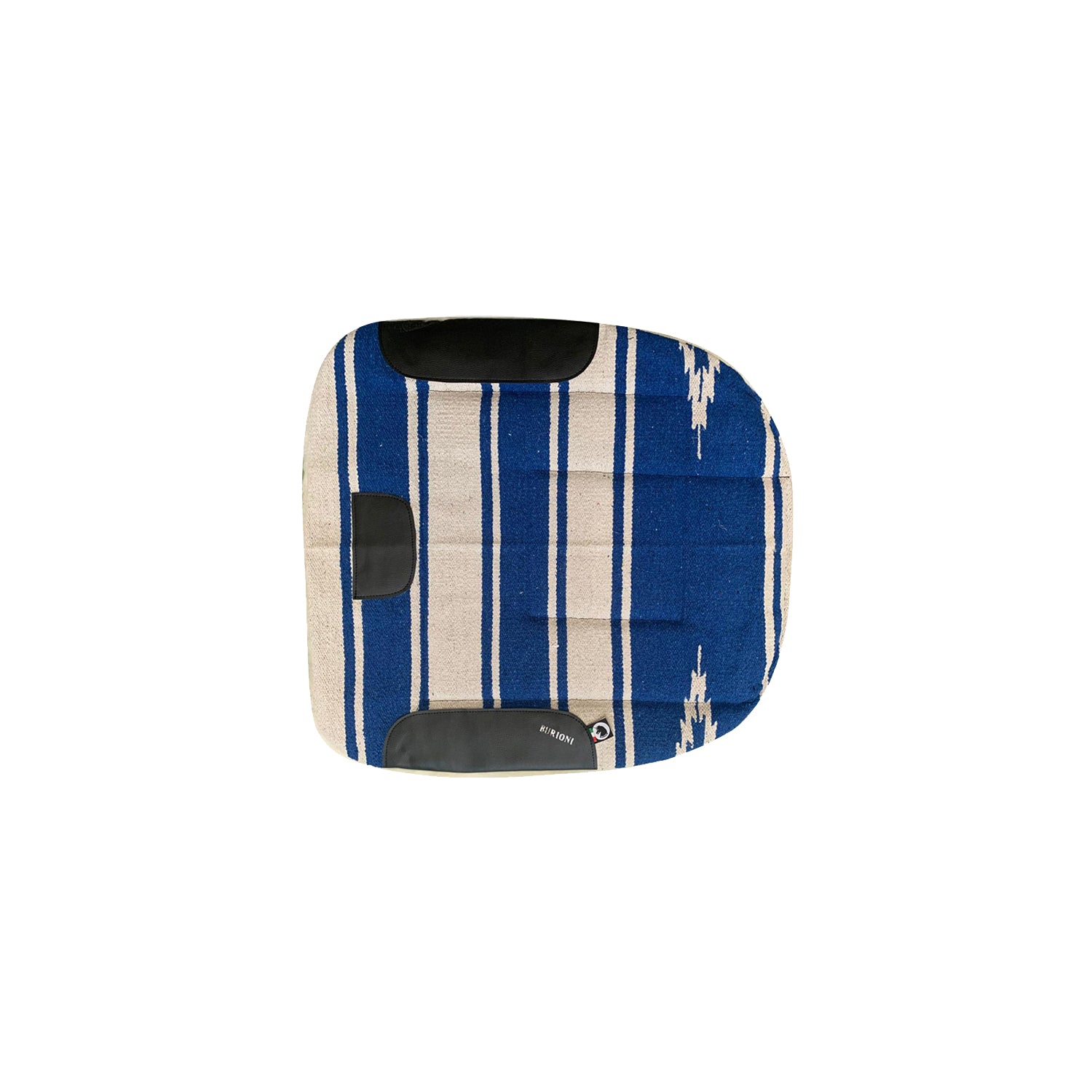Tapis de selle western Barrel Navajo – Laine & renforts cuir