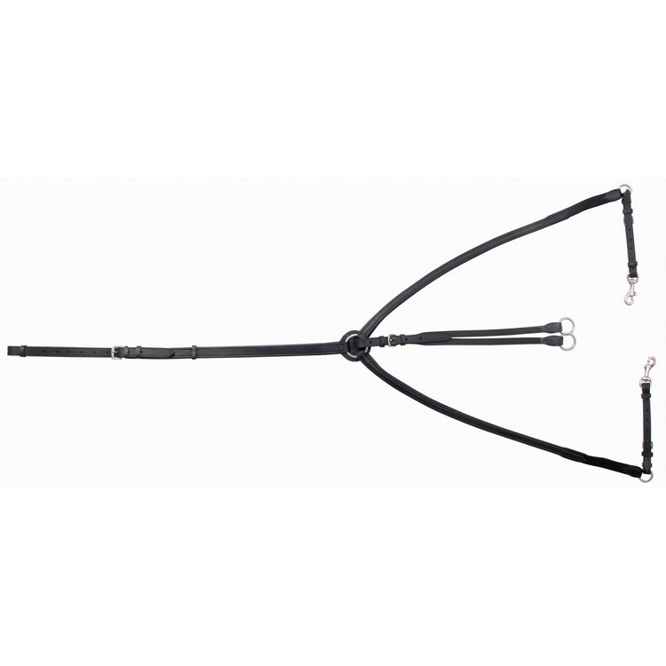 Collier de chasse en cuir de buffle doublé cuir – Martingale amovible